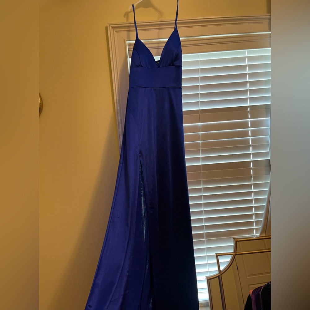 royal blue maxi dress